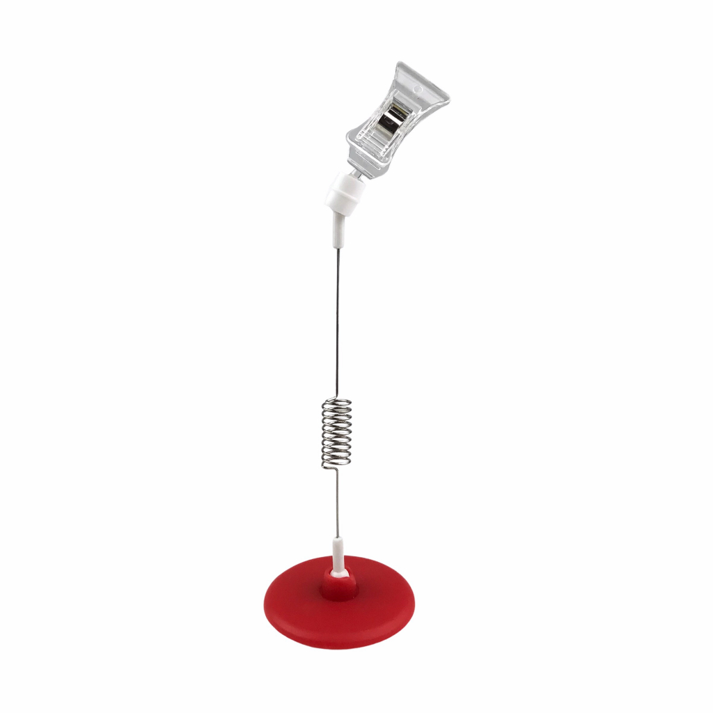 Wobbler lò xo kẹp nhựa WB-004  - Bịch