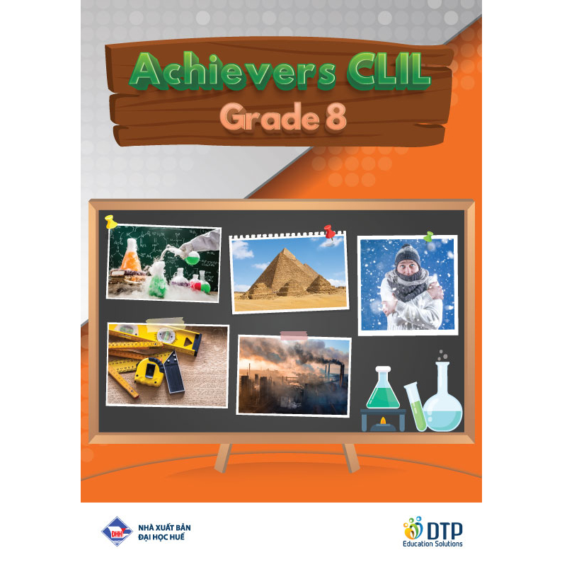 Sách - Dtpbooks - Achievers Grade 8 Student's Book with CLIL Book