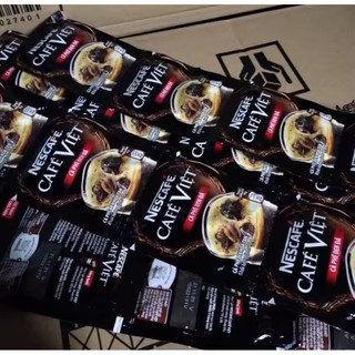 10 gói Cà Phê Đen Đá Nescafe Cafe Việt