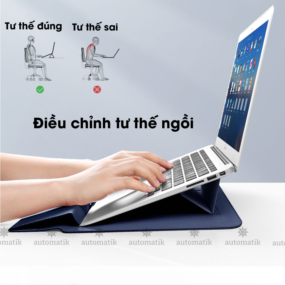 Túi Đựng Laptop, Túi Chống Sốc Laptop 15 6 14 Inch, Túi Đựng Macbook, Đựng Máy Tính Bao Laptop 13 16 Inch - Automatik