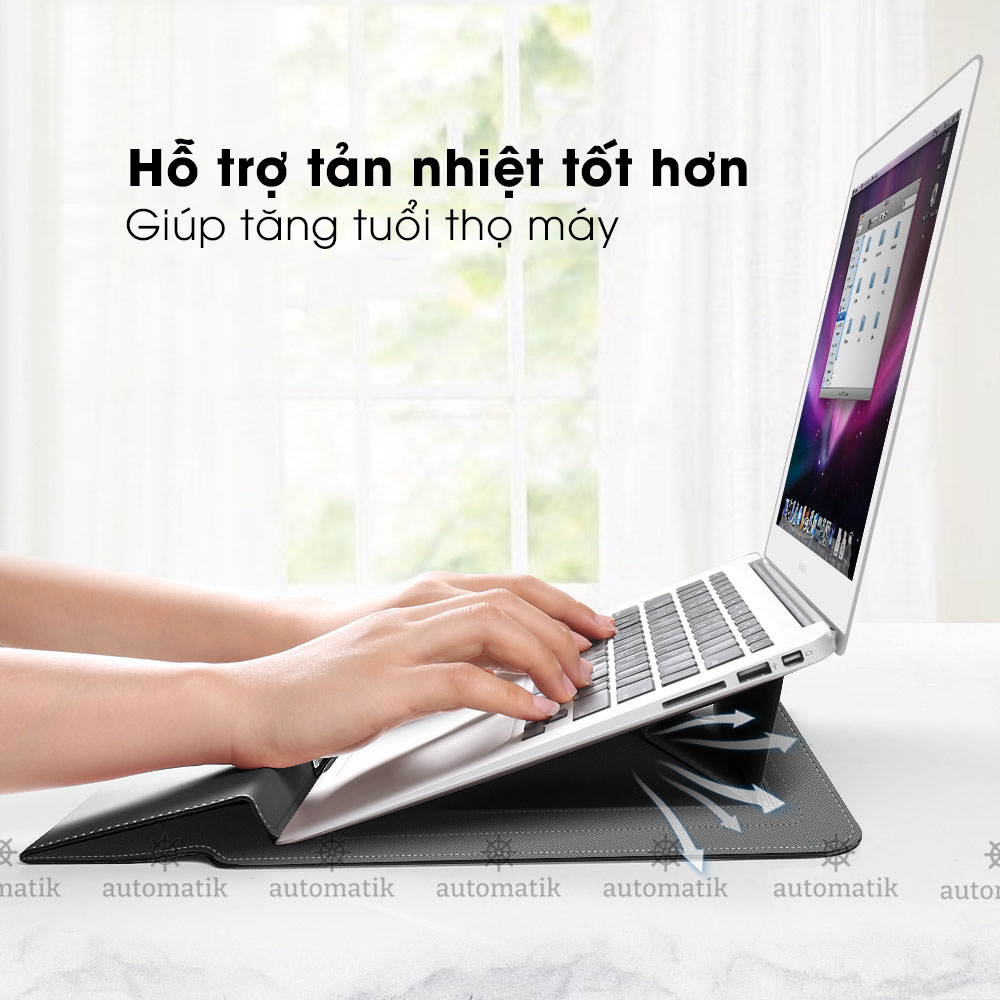 Túi Đựng Laptop, Túi Chống Sốc Laptop 15 6 14 Inch, Túi Đựng Macbook, Đựng Máy Tính Bao Laptop 13 16 Inch - Automatik