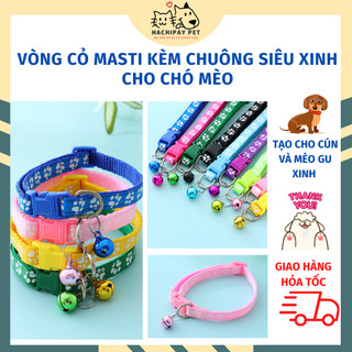 Vòng cổ cho chó mèo, vòng cổ có chuông cho chó mèo