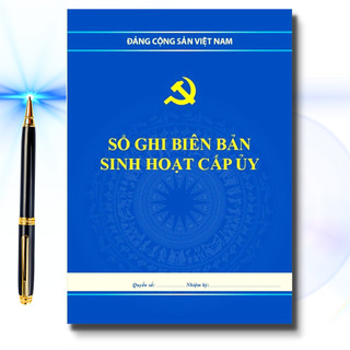 Sách - sổ ghi biên bản sinh hoạt cấp ủy