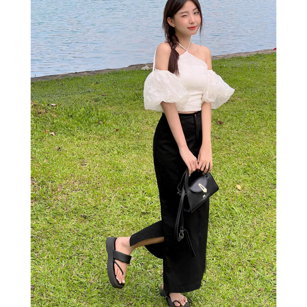 Áo yếm tay bồng 2056