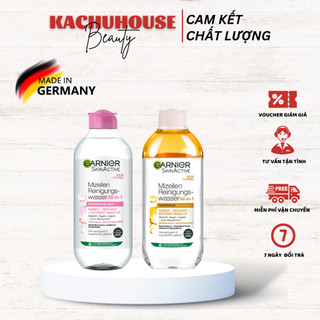 Nước Tẩy Trang Garnier Micellar Water dành cho mọi loại da giúp làm sạch sâu cho làn da dịu nhẹ, mềm mại 400ml