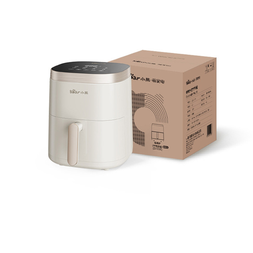 Nồi chiên không dầu Bear QZG-D15W1, 5.0 lít, nướng thịt, nướng bánh mì, quay thực phẩm, nồi chiên không khí, lò nướng