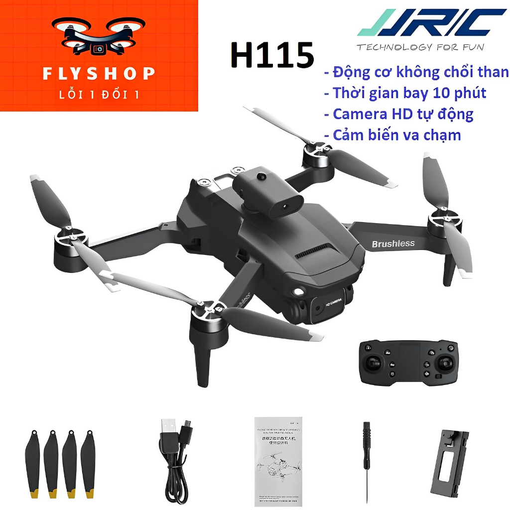 2023 flycam giá rẻ, Động cơ không chổi than, Camera HD điều khiển tự động, cảm biến va chạm