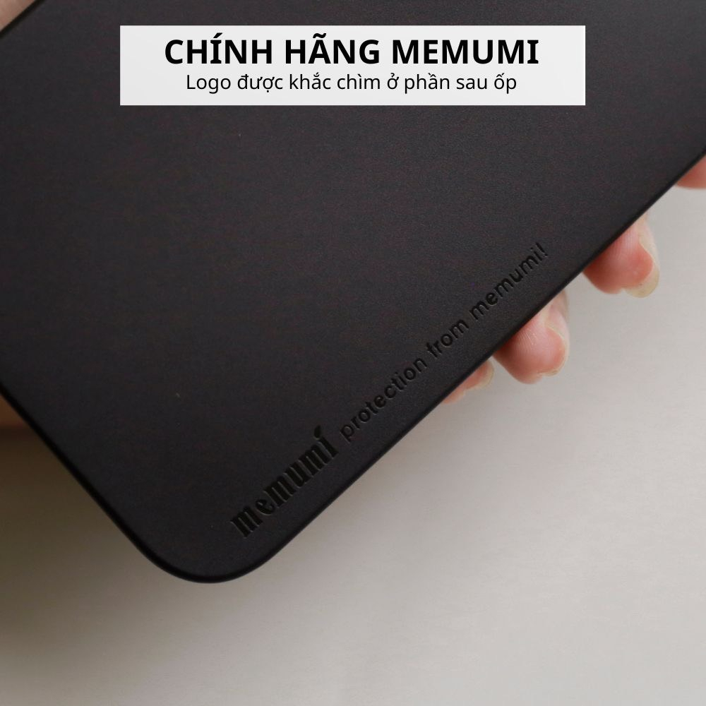 15 pro max Ốp Lưng Ip Memumi Super Slim 0.3mm Siêu Mỏng Chống Bám Vân Tay Cho 14 Pro Max 13 Pro Max 12 pro max 11 promax