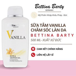 Sữa tắm bettina barty vanilla - bath and shower gel - dạng gel - 500 ml