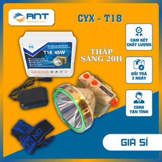 Đèn pin đội đầu siêu sáng chống nước cyx-t18 - 20h