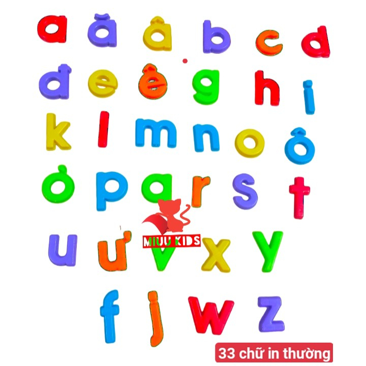 Túi Chữ Số Nam Châm Tổng Hợp 3 Trong 1 Cho Bé Hàng Việt Nam