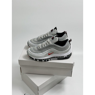 [HÀNG SẴN] GIÀY AIR MAX 97 XÁM, GIÀY MAX 97 XÁM TRẮNG PHẢN QUANG ĐỘN ĐẾ, Airmax97 ảnh thật nam nữ