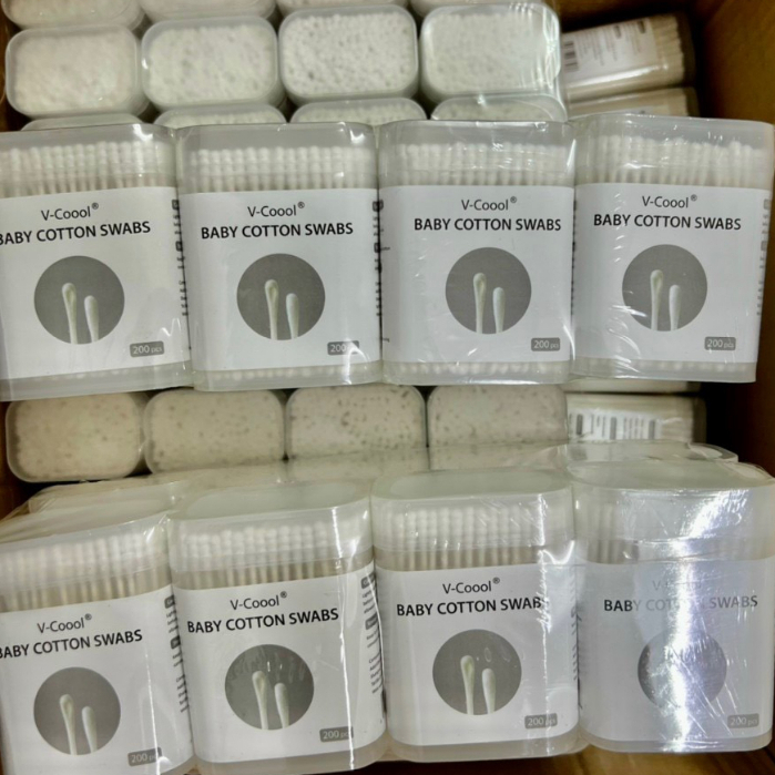 Hộp 200 cây tăm bông cho bé BQSHOP