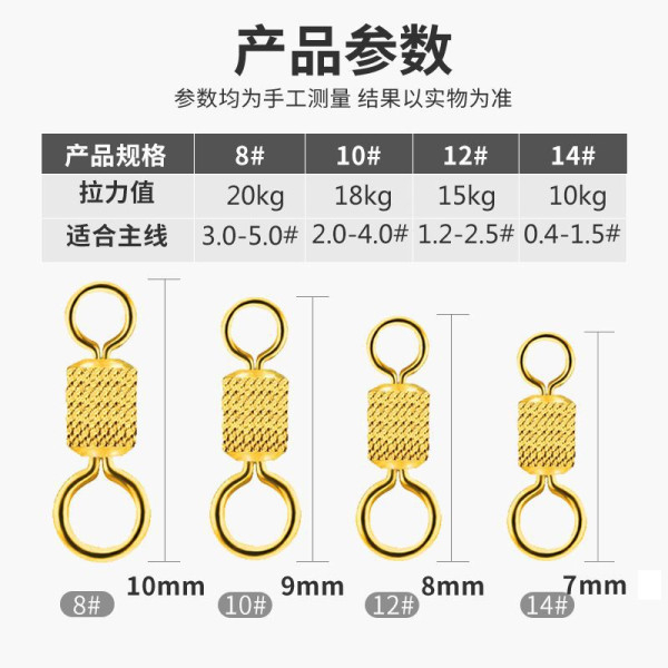 Vỉ Khoá Link Hình Số 8 Số 9 Ma Ní Buộc Câu Đơn Chống Xoắn cao cấp Gwoxyy