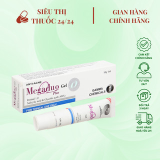 Gel mụn trứng cá Megaduo tuýp 15g ⚡ CAM KẾT CHẤT LƯỢNG ⚡ Gel bôi da hỗ trợ giảm mụn trứng cá, mụn đầu đen, mụn đầu trắng