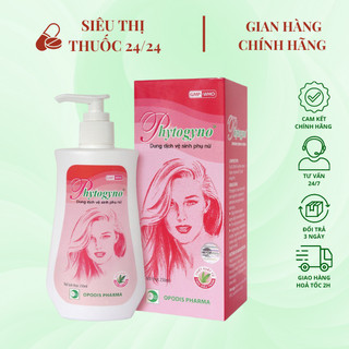 Dung dịch vệ sinh phụ nữ Phytogyno chai 100ml ⚡ CAM KẾT GIÁ RẺ ⚡ Dung dịch vệ sinh phụ nữ hỗ trợ phòng nấm ngứa, khử mùi