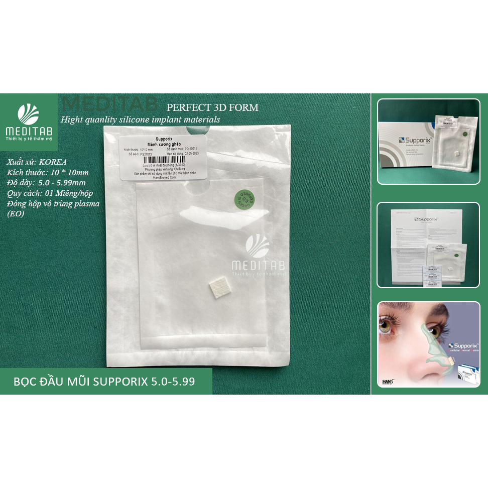 Bọc đầu mũi cao cấp Supporix Korea