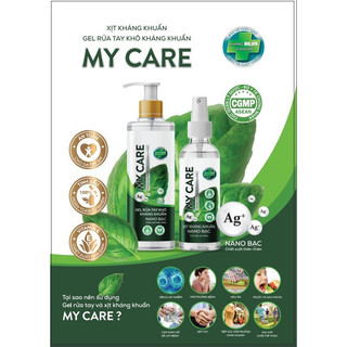 Nước rửa tay my care nano bạc kháng khuẩn 150ml