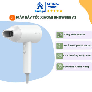 Máy sấy tóc xiaomi showsee a1-w bảo vệ tóc, máy sấy ion âm chính hãng công suất cao badigo