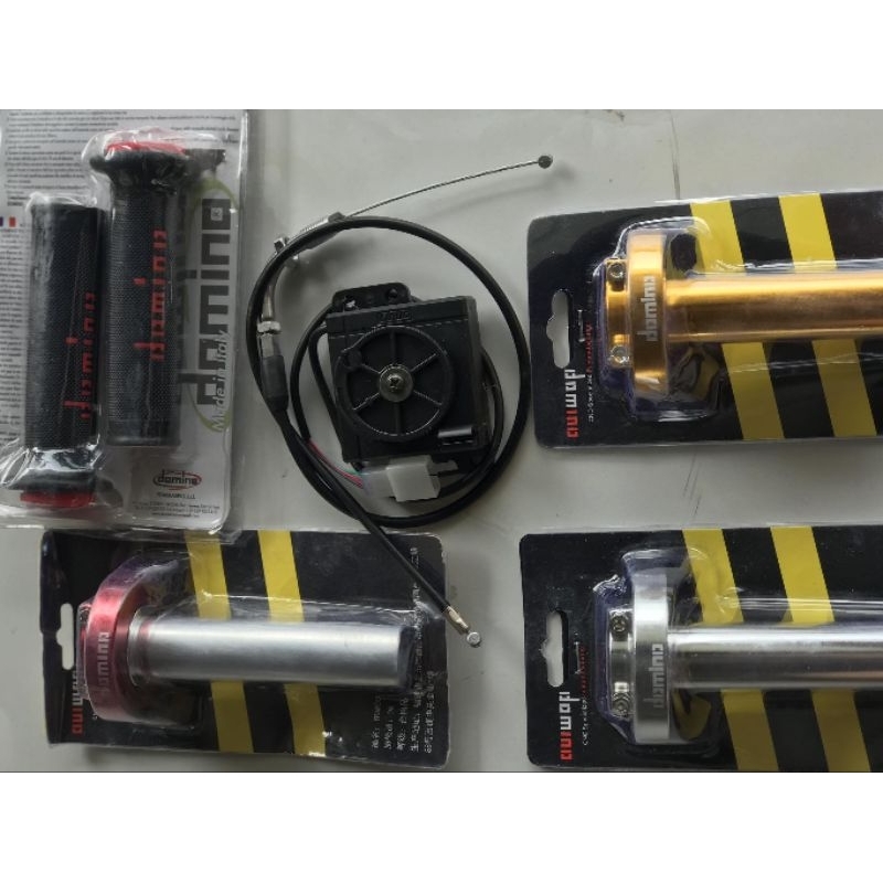 Cùm tăng tốc domino nhôm cnc cho xe điện,xe máy