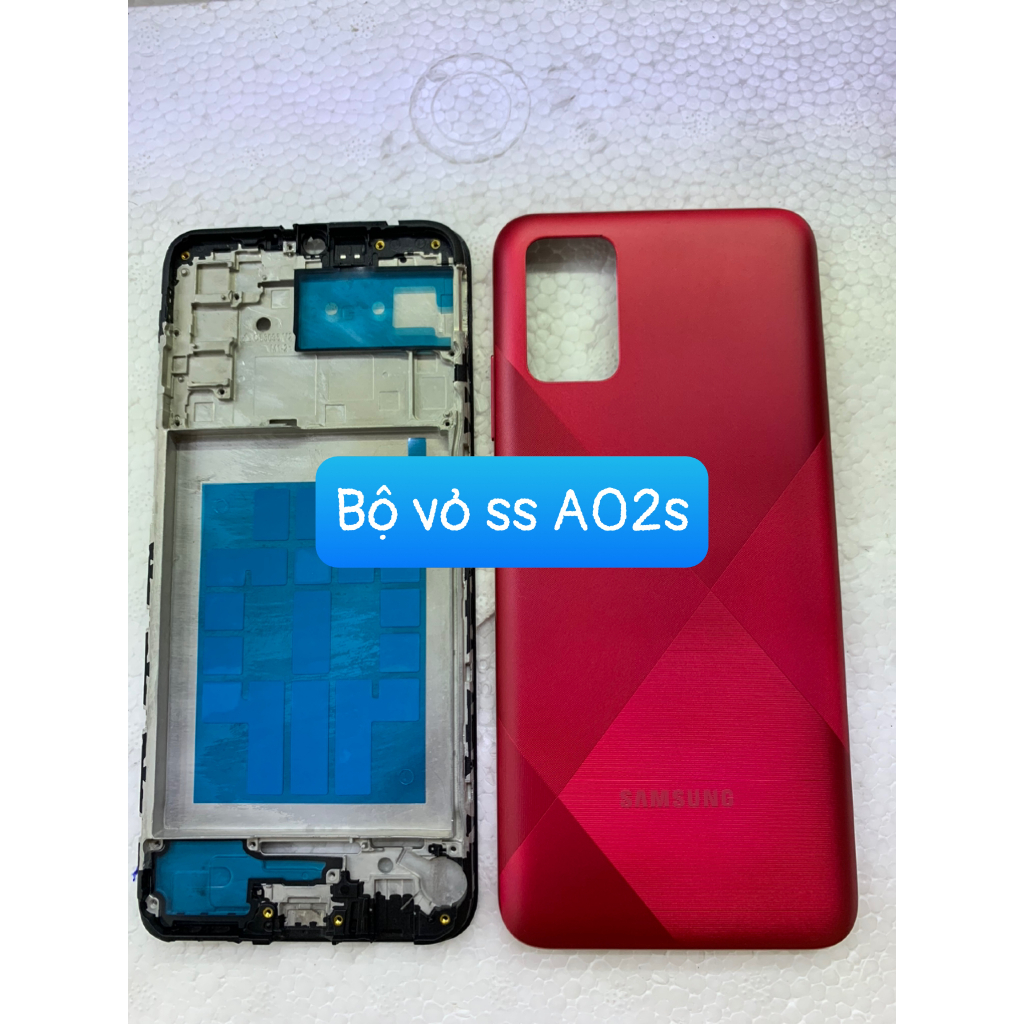 bộ xương vỏ điện thoại sam sung A02S-BỘ VỎ MỚI