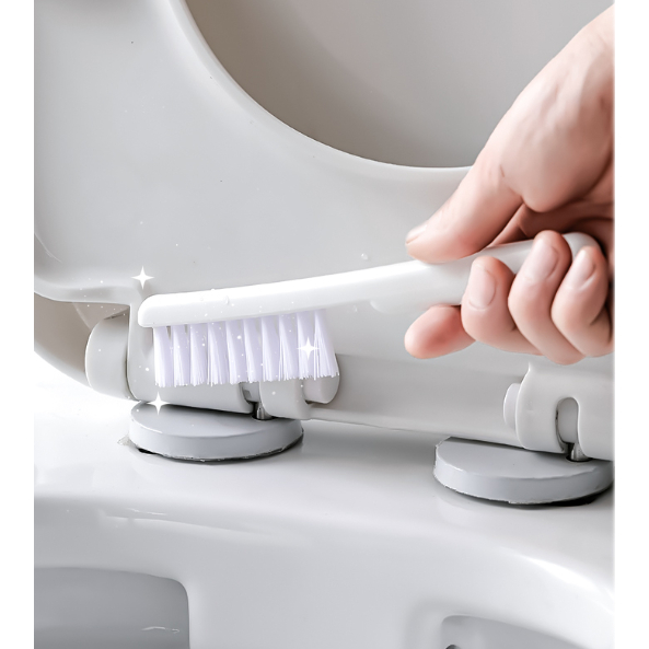 Chổi Cọ Nhà Vệ Sinh 2 Tính Năng , Cây Cọ Toilet Bồn Cầu Bằng SiliCon Có Giá Đựng Thoát Nước