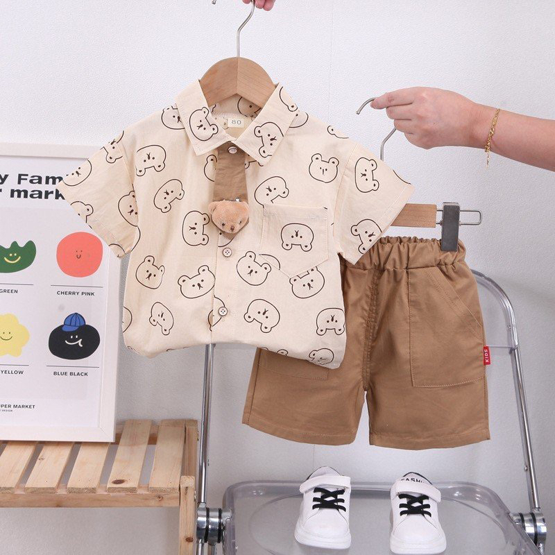 SET GẤU NÂU CÀ VẠT
