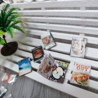  set ba cuốn tạp chí ,sách mini,truyện tranh ngẫu nhiên phụ kiện đồ chơi,đạo cụ chụp ảnh cho búp bê 1 6,1 12 