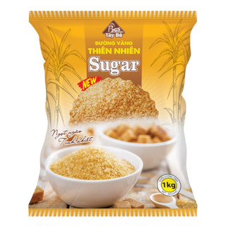  Đường vàng thiên nhiên - Sản xuất 100% từ mía - màu vàng tự nhiên không pha trộn  - Túi 1kg 
