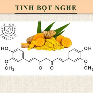 TINH BỘT NGHỆ NGUYÊN CHẤT 100%  [500gr]