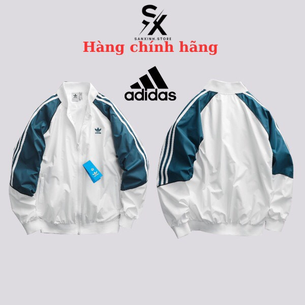 Áo khoác dù BOMBER logo adidas chính hãng áo hai lớp dày dặn cao cấp nam nữ chuẩn form unisex