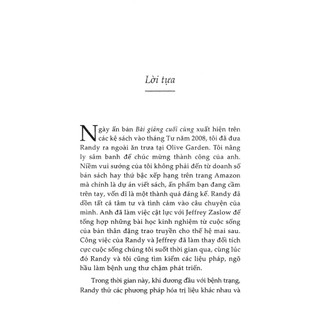 Sách - Bài Giảng Cuối Cùng (Randy Pausch, Jeffrey Zaslow)