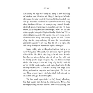 Sách - Bài Giảng Cuối Cùng (Randy Pausch, Jeffrey Zaslow)