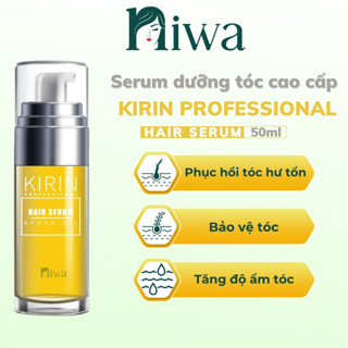 Serum dưỡng tóc Kirin Professional cao cấp với tinh chất argan oil phục hồi tóc hư tổn, giúp tóc chắc khỏe, bóng mượt