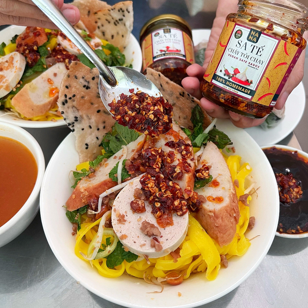 Sa tế cháy tỏi sả - cay the tiêu tứ xuyên Nanafoods 120gr - 100% homemade