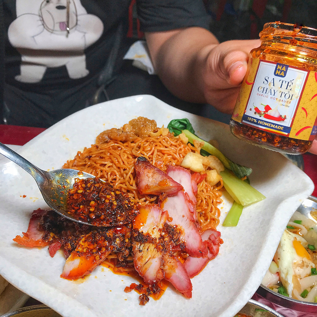 Sa tế cháy tỏi sả - cay the tiêu tứ xuyên Nanafoods 120gr - 100% homemade