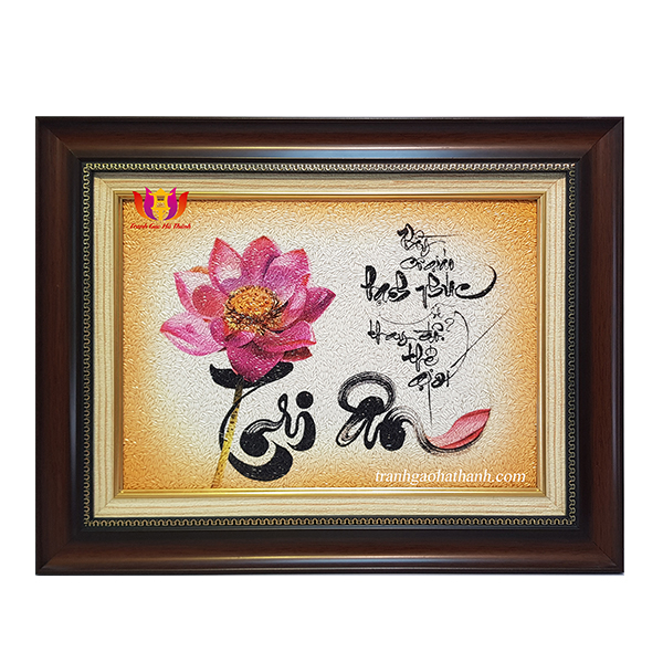 Tranh gạo tri ân thầy cô, quà tặng 20.11