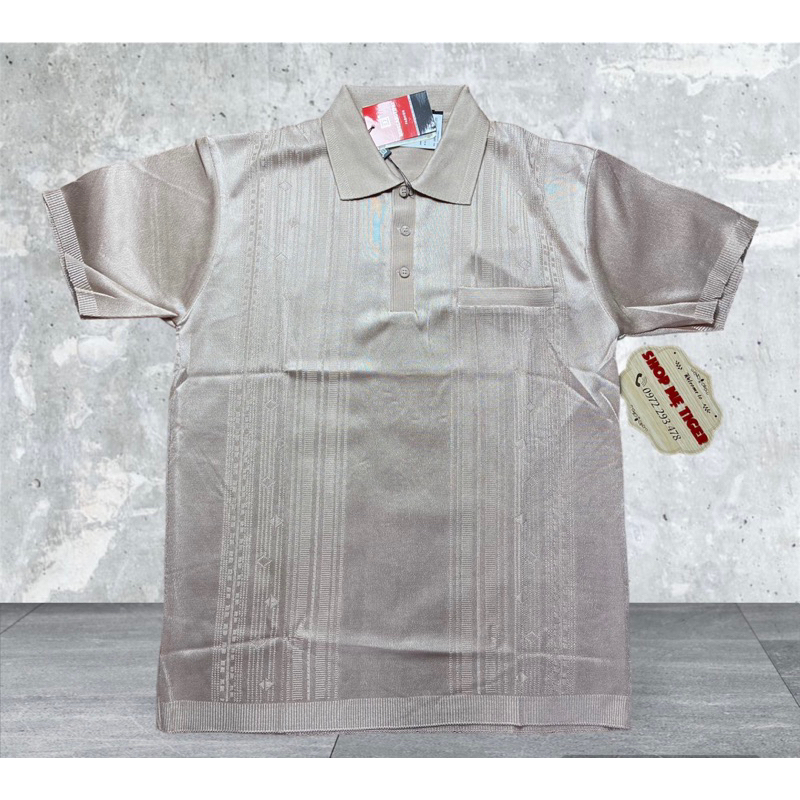 Áo Thun Mông Tơ Ghi Nam Trung Niên hàng Quảng Châu nhiều màu