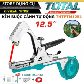 Kìm buộc cành tự động TOTAL THTPTM1251 | Kìm buộc chanh dây, máy buộc cà chua, dưa leo, dụng cụ bấm cành tự động