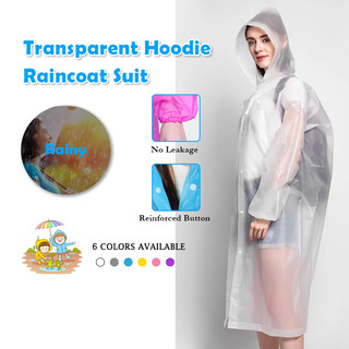 Áo mưa, áo mưa chống bão cao cấp, áo mưa trong suốt eva phong cách thời trang nhiều màu sắc tuỳ chọn