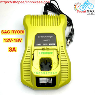 Sạc ryobi 18v-3a sạc nhanh 12v-18v