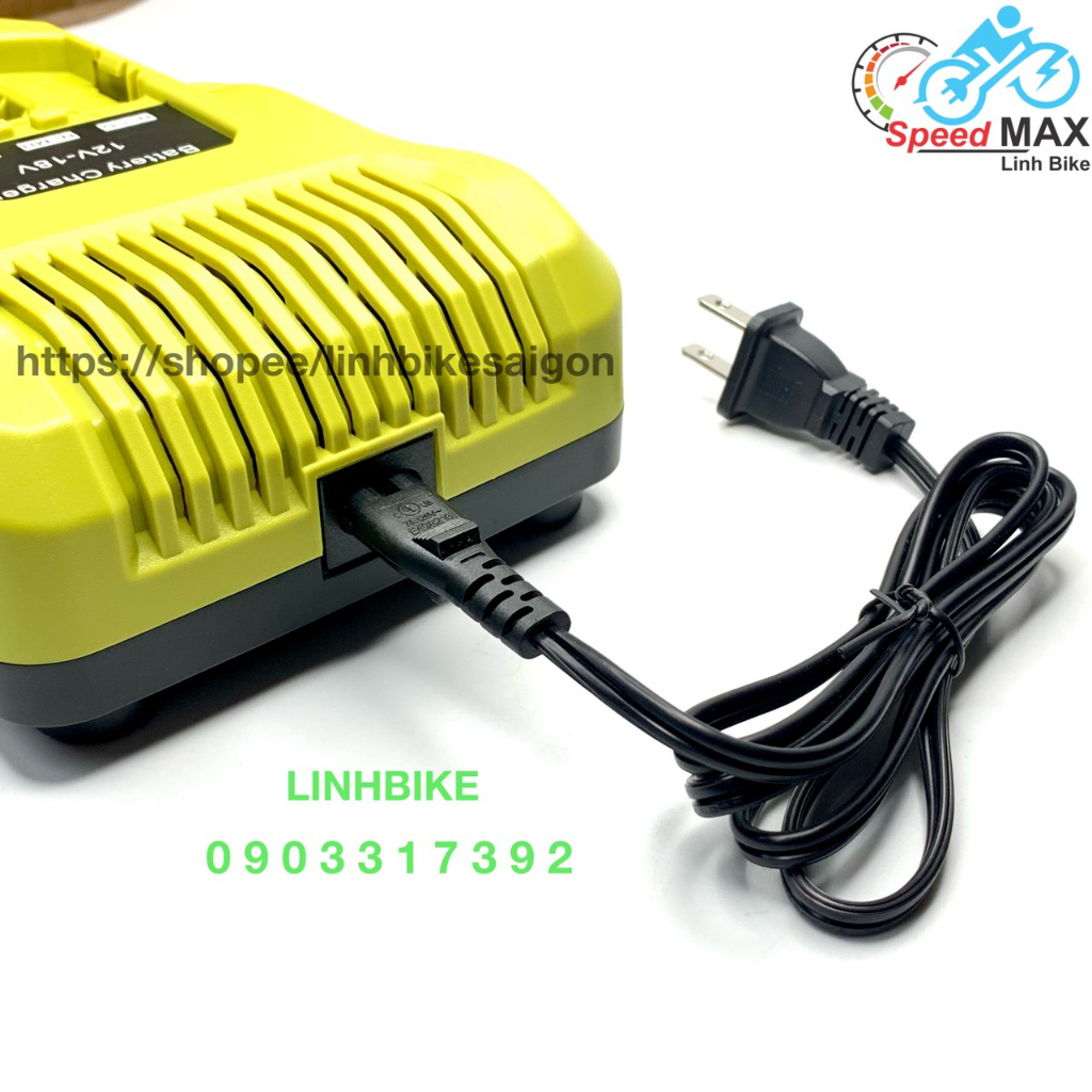 Sạc Ryobi 18V-3A sạc nhanh 12V-18V