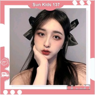 Set 2 kẹp tóc tạo hình nơ jisoo dễ thương cho nữ