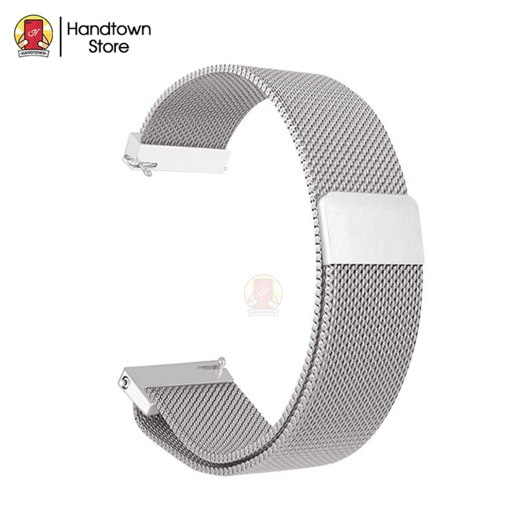 Dây Đeo Inox Milanese Cho Đồng Hồ Thông Minh Garmin Forerunner 265 265S Chốt Tháo Nhanh Handtown