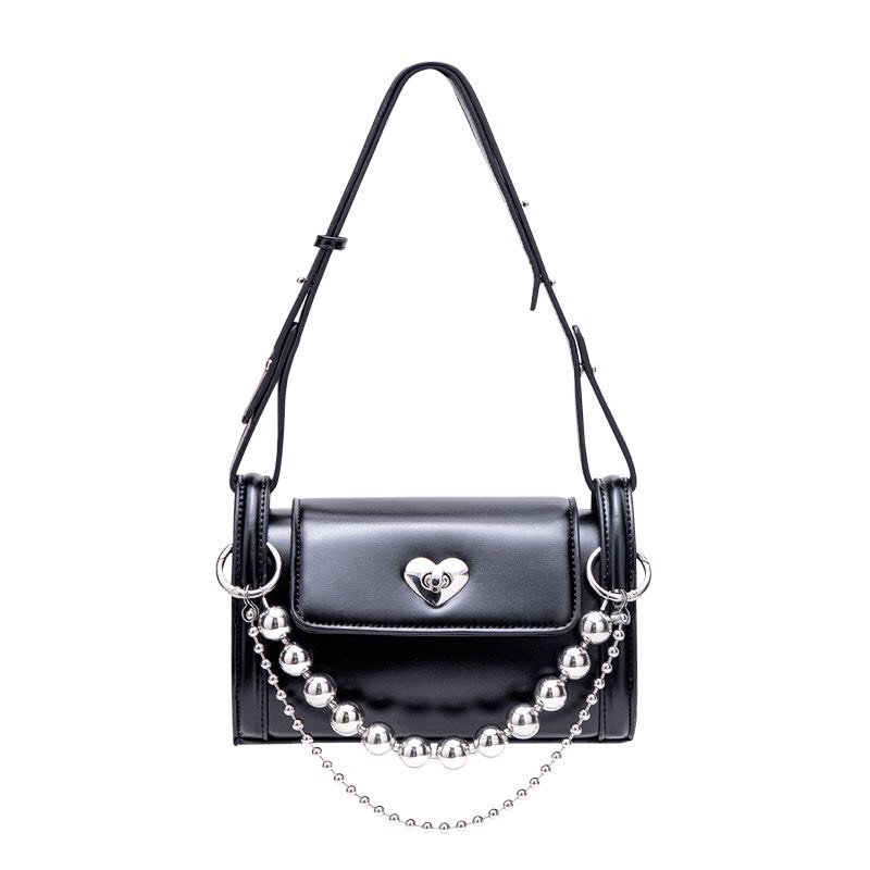 Túi Xách Nữ Thời Trang Thiết Kế Phá Cách, Khuy Cài Trái Tim Thời Thượng