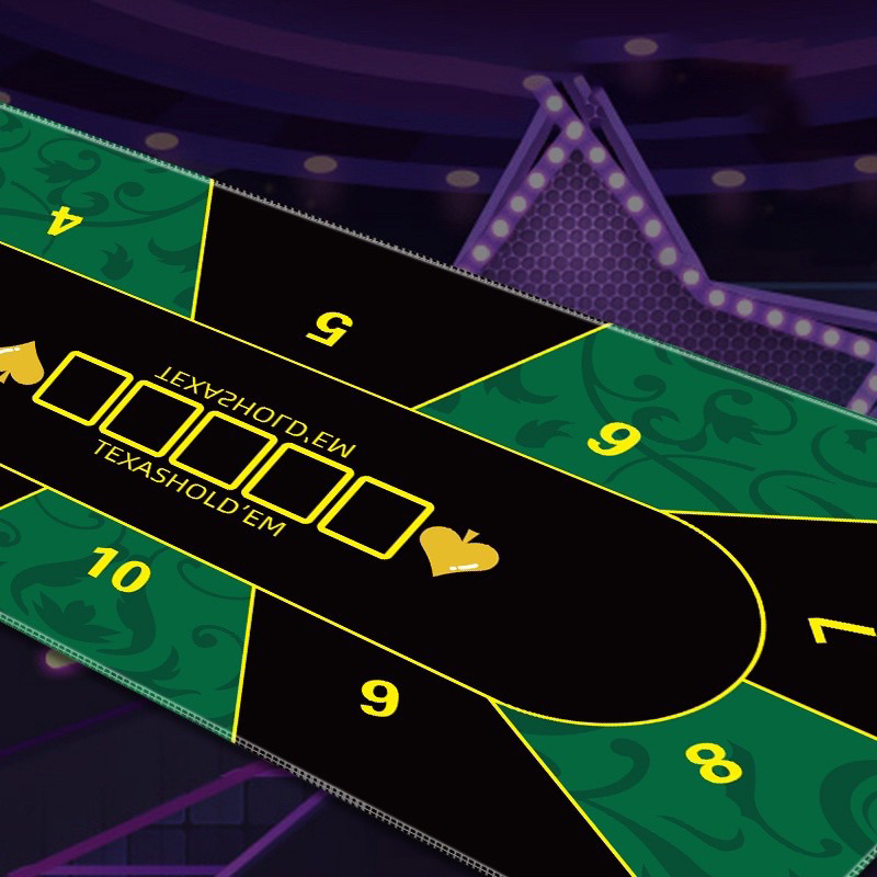 Thảm Poker cao su mặt nỉ chuyên nghiệp giá rẻ size 40x80cm