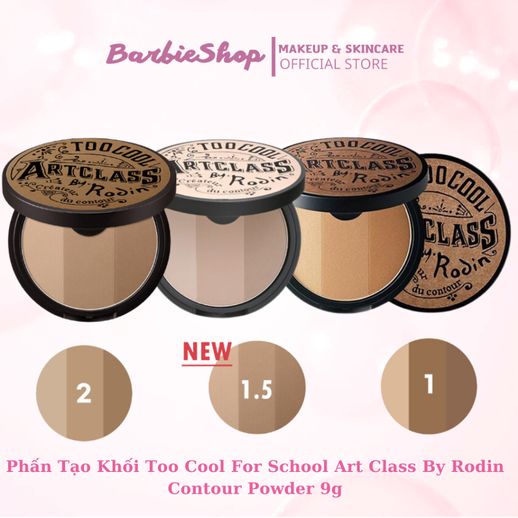 Phấn Tạo Khối Too Cool For School Art Class By Rodin Contour Powder 9g [Tone 01 - 1.5 - 02]