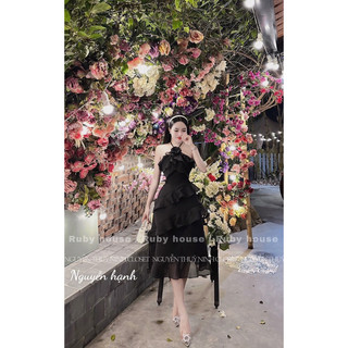 Đầm Yếm Hoa Voan Tơ Bèo
