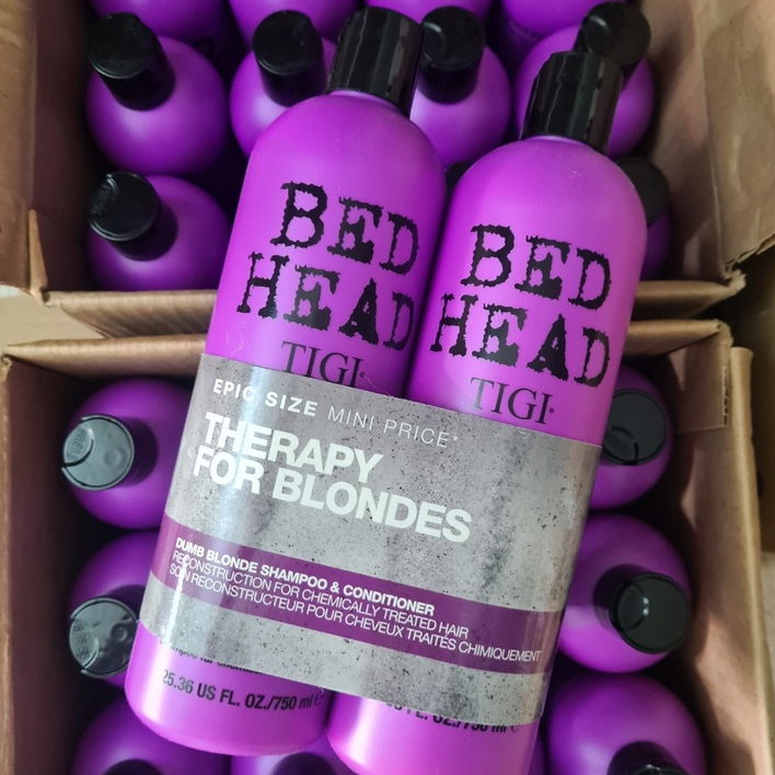 Cặp dầu gội xả Tigi Bed Head đủ màu, phục hồi tóc hư tổn, chăm sóc tóc mềm mượt