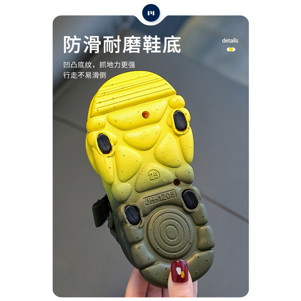 Dép xăng đan cho bé mẫu mới nhất, khóa dán, chống trơn trượt.